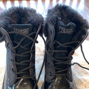 Black cougar boots